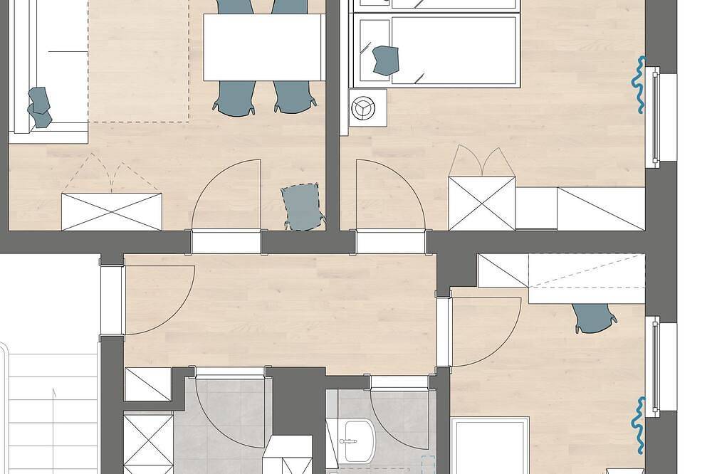 Ganze Wohnung, Gsw Gästewohnungen Karl-Marx-Straße 42, Whg 6 (2.Og re.) - Gsw Gästewohnungen in Guben, Cottbus und Umgebung