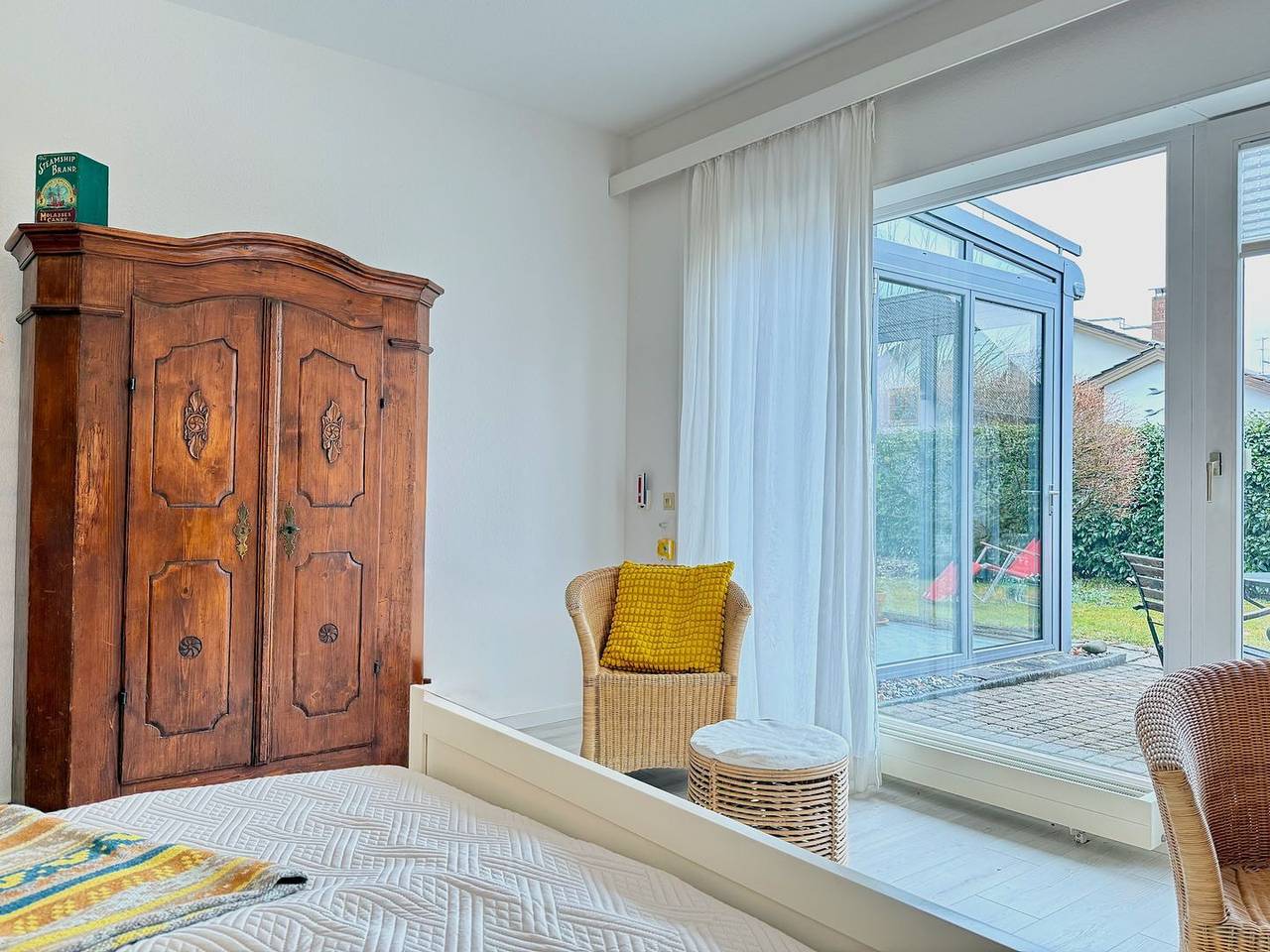 Ganze Wohnung, Ferienwohnung Seezeit1 -mit hellem Wintergarten für seenahe Erholung am Bodensee in Nonnenhorn, Bayerisch Schwaben