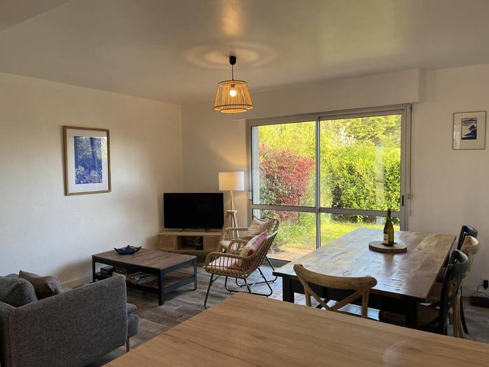 Location de vacances pour 6 personnes, avec jardin dans Plage Kerambigorn