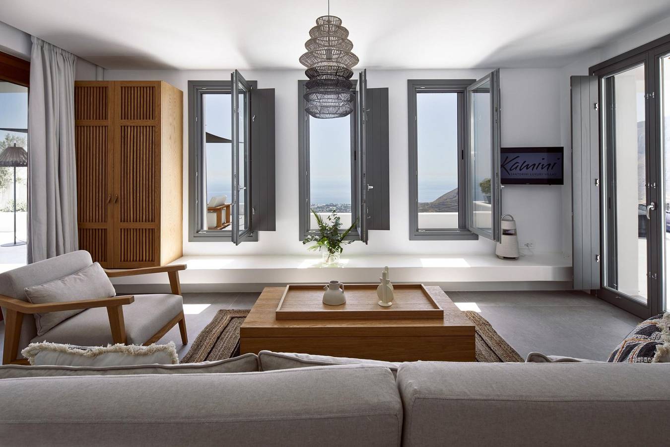 Kamini White I Villa in Exo Gonia, Pyrgos Kallistis