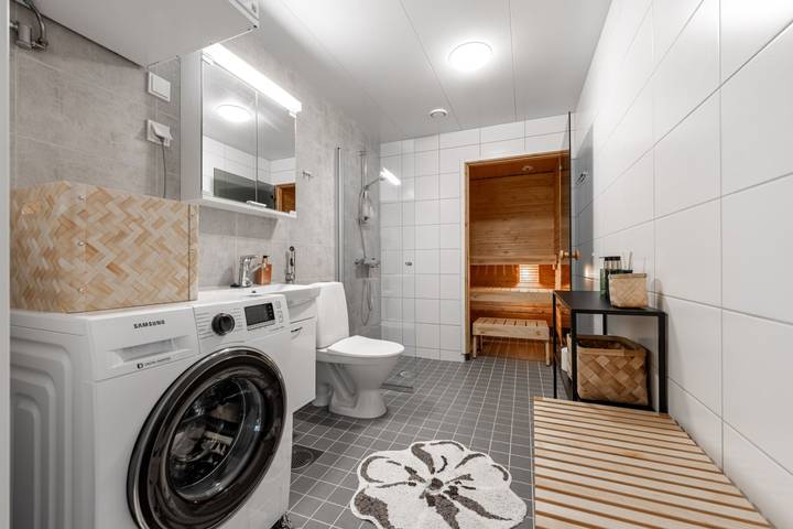 Ganze Wohnung, Stylish Nordic 2Br Apartment with Sauna in Kuopio, Kallavesi