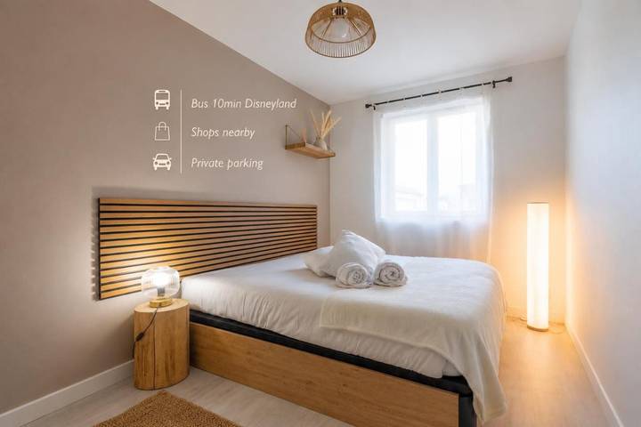 Gîte pour 5 personnes, avec vue à Coupvray