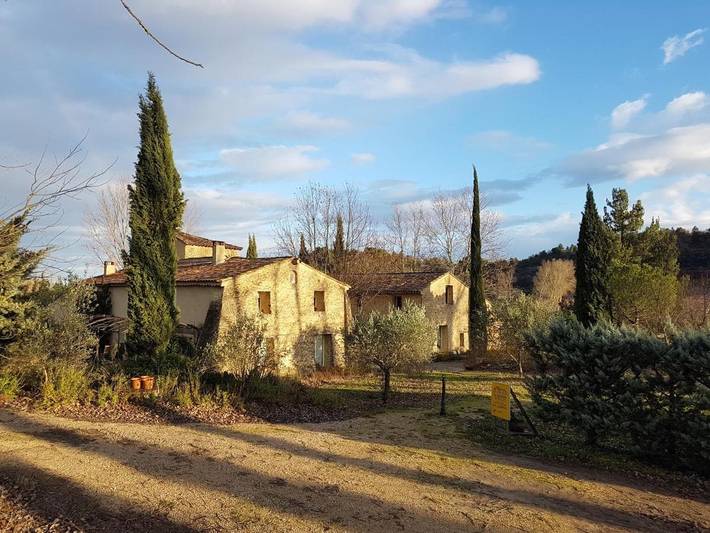 Chambre d’hôte pour 4 personnes, avec Terrasse et Jardin ainsi que Piscine et Vue à Malaucène