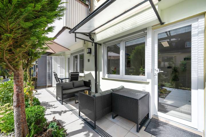 Ganze Wohnung, Apartment „Tamaras Paradies“ mit privater Terrasse, Garten und Wlan in Bad Wildbad, Nordschwarzwald