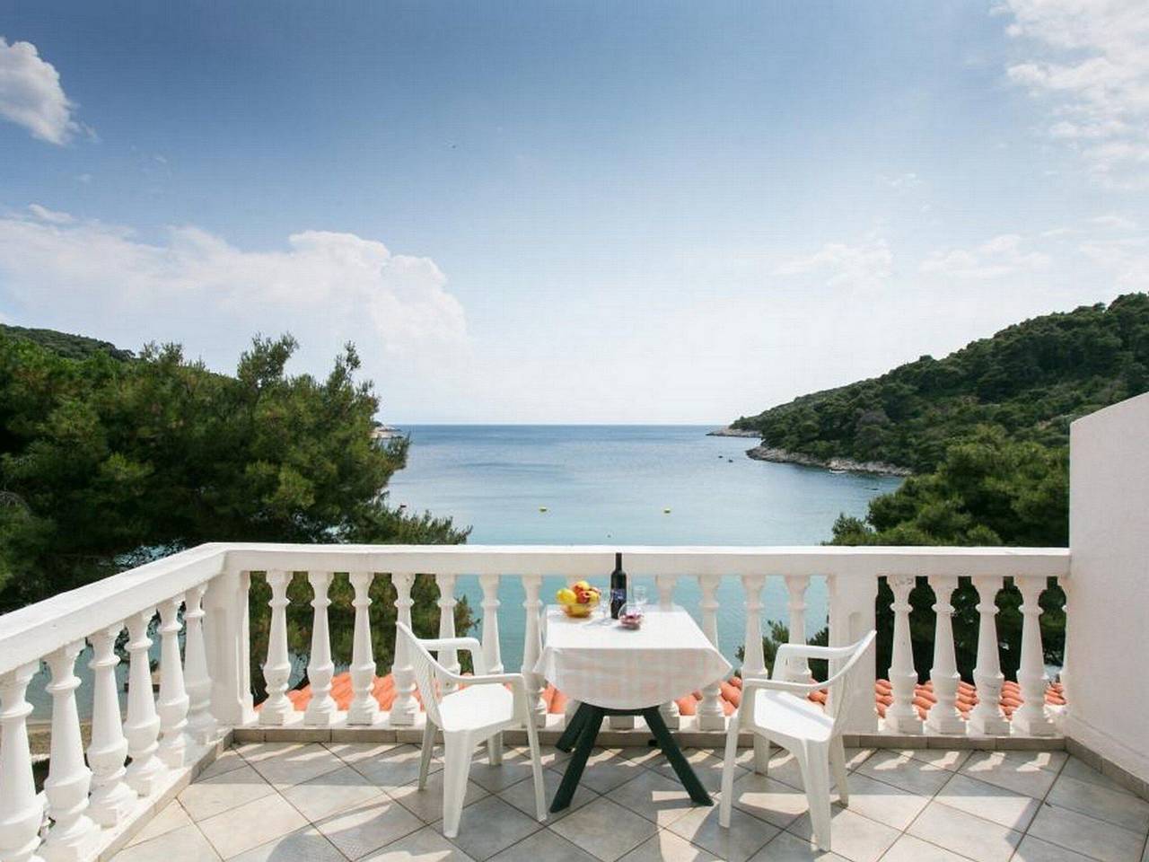 Ganze Wohnung, Apartments Franka Saplunara-One-Bedroom Apartment with Terrace and Sea View No1 in Mljet