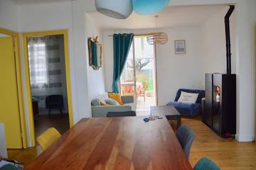 Location de vacances pour 8 personnes, avec jardin, animaux acceptés à Lampaul-Plouarzel