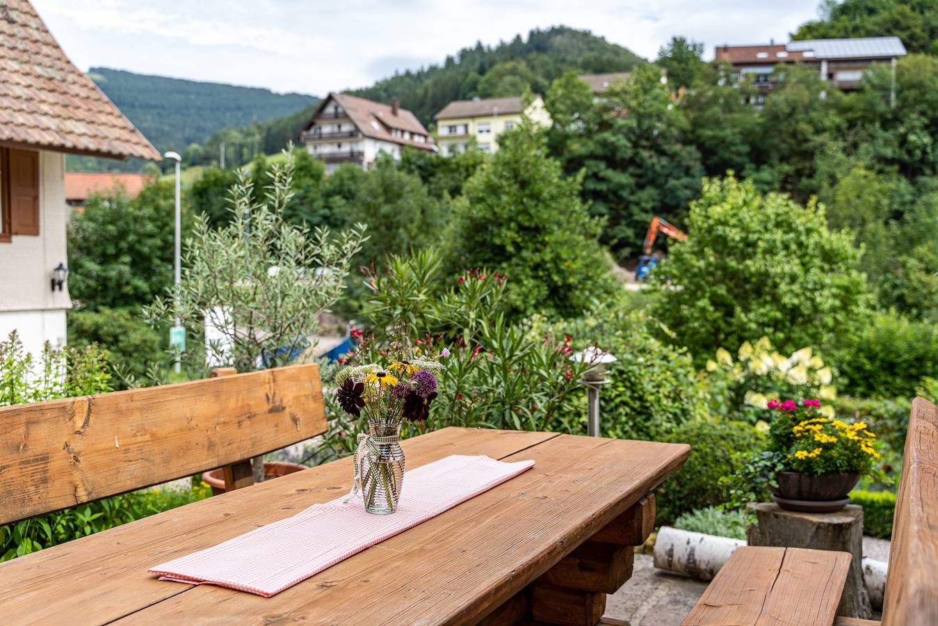 Ganze Wohnung, Ferienwohnung 'Am Döttelbach' mit Bergblick, privater Terrasse und Wlan in Bad Peterstal-Griesbach, Mittlerer Schwarzwald