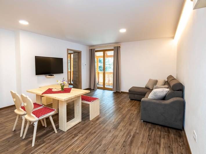 Vakantieappartement voor 3 personen, met balkon en tuin - 1
