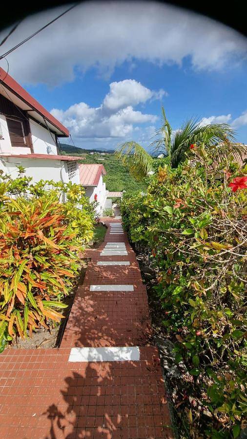 Location de vacances pour 4 personnes, avec terrasse et jardin ainsi que piscine et vue dans Bellefontaine (Martinique) - 4