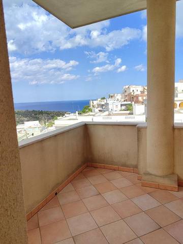 Gîte pour 3 personnes, avec terrasse et vue, animaux acceptés à Gagliano del Capo
