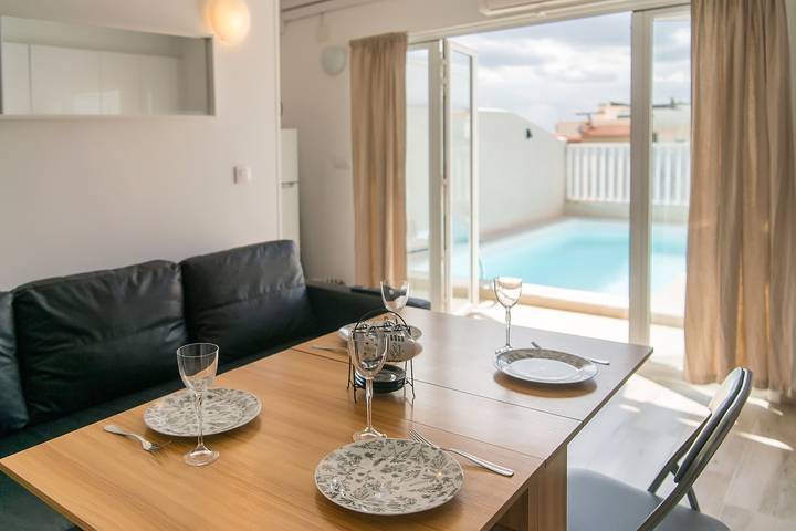 Appartement de vacances pour 4 personnes, avec Balcon et Terrasse