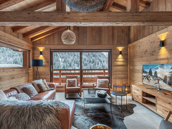 Chalet pour 11 personnes, avec sauna et jacuzzi dans Les Portes du Soleil