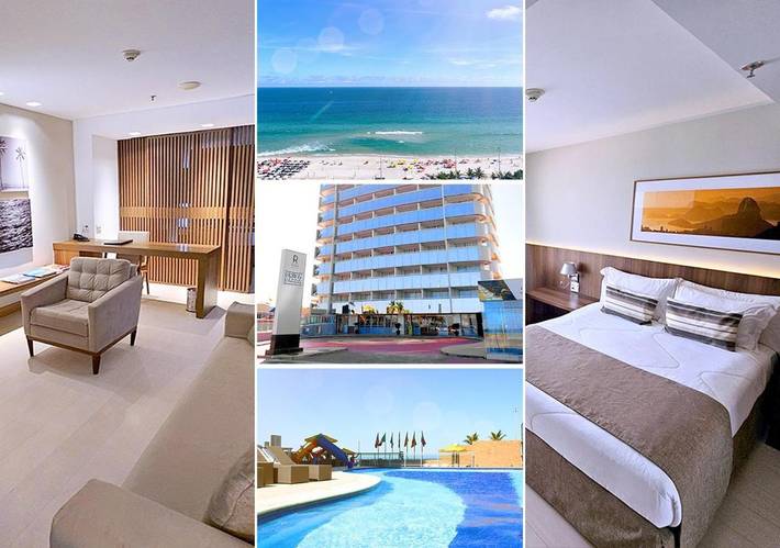 Hotel für 2 Personen, mit Ausblick und Pool sowie Sauna und Balkon, mit Haustier in Rio de Janeiro