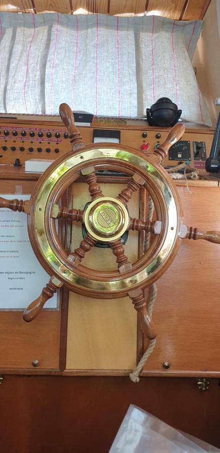 Bateau pour 5 personnes, avec jardin et vue, animaux acceptés en Bourgogne-Franche-Comté - 4