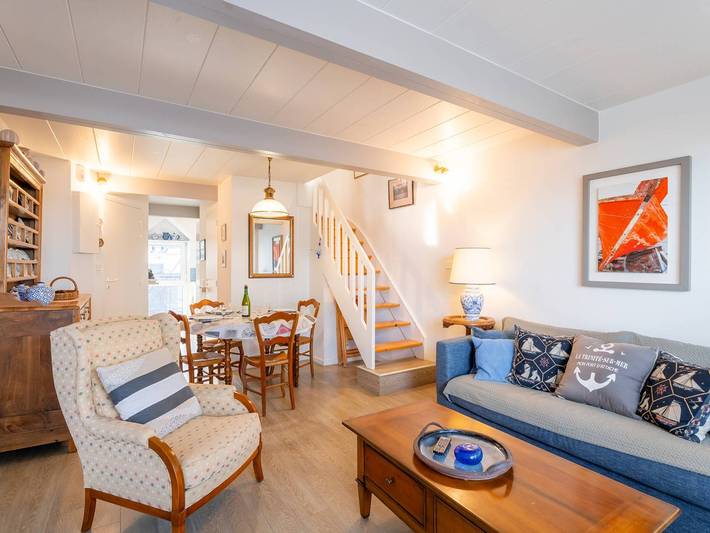 Ganze Wohnung, La Trinité-sur-Mer, 3-Zimmer-Maisonette, 4 Pers, Balkon, Parkplatz, strandnah in La Trinité-sur-Mer, Côte des Mégalithes