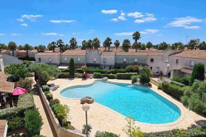 Gîte pour 6 personnes, avec Piscine à Valras-Plage