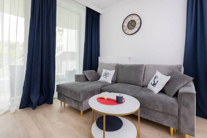 Apartament wakacyjny dla 6 osób, z Ogród w Redłowo
