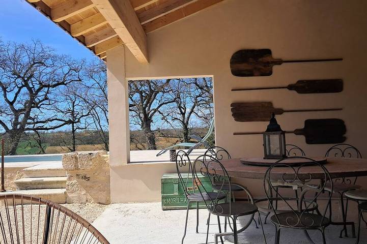 Maison de vacances pour 12 personnes, avec jardin et piscine
