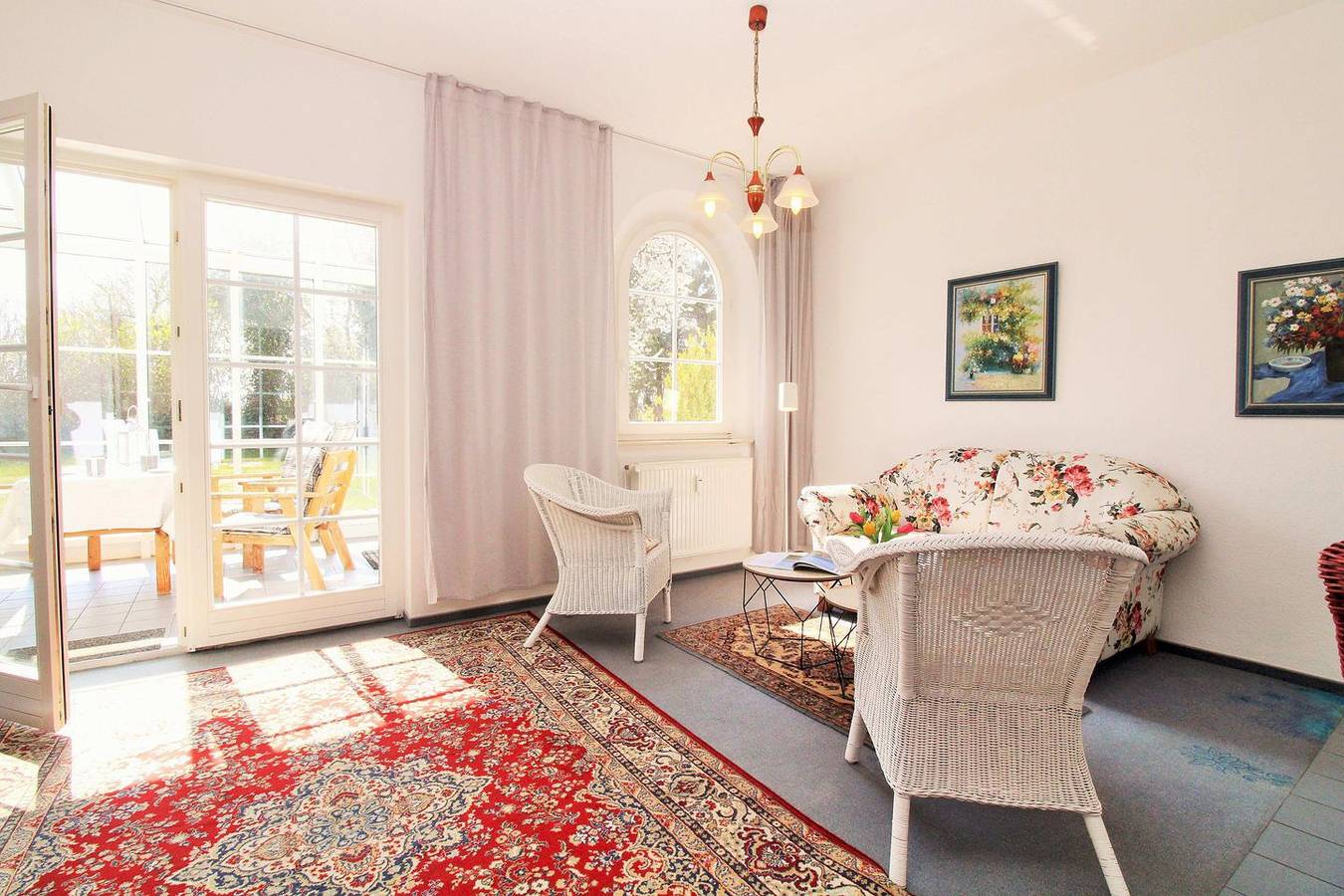 Ganze Wohnung, Res. Wischuer We 16: geräumige und freundliche 2-Zimmer-Fewo mit Wintergarten in Wischuer, Biendorf