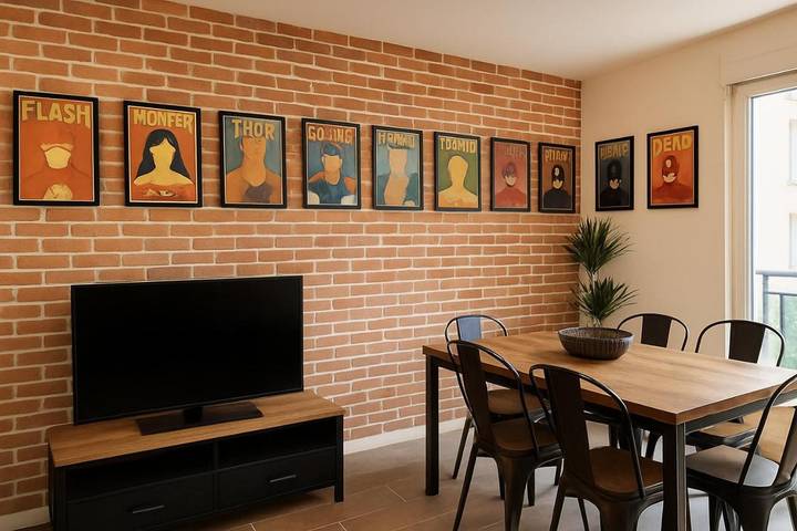 Gîte pour 9 personnes, avec balcon à Chessy - 2