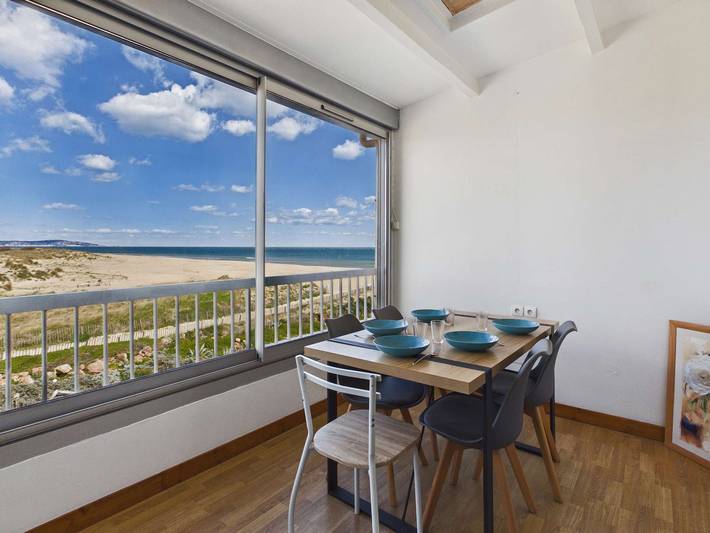 Studio pour 6 personnes, avec Balcon