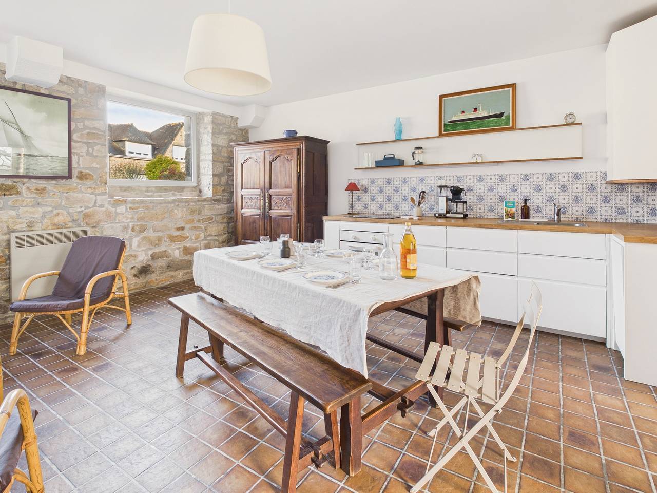 Apartamento entero, Apartamento de vacaciones para 6 personas con terraza in Fouesnant, Côte de Cornouaille