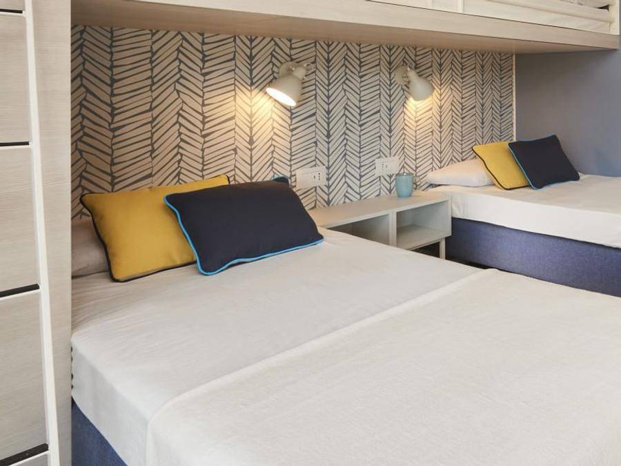 Sunêlia Domaine de Champé - Mobilheim 5 personen - Sunêlia Luxe Crippa Mediterranea 40m² - 2 Schlafzimmer / 2 Bäder - Pmr in Bussang, Regionaler Naturpark Belchen der Vogesen