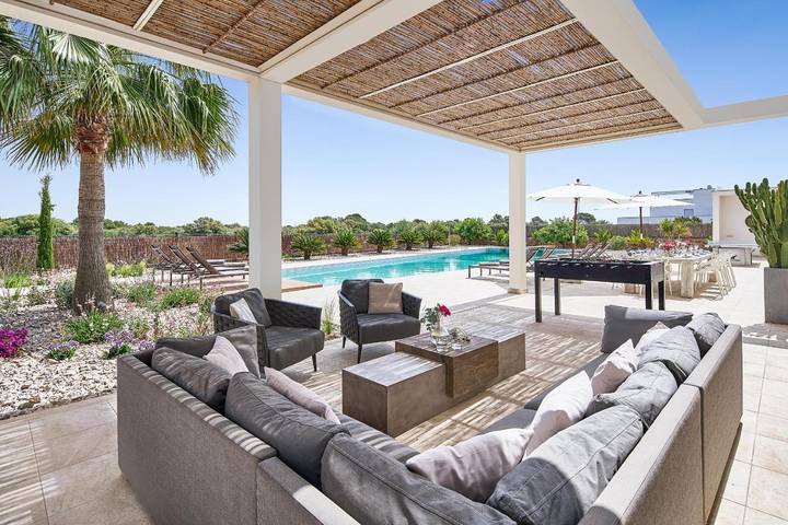 Villa für 12 Personen, mit Ausblick und Garten sowie Pool in Es Trenc - 3