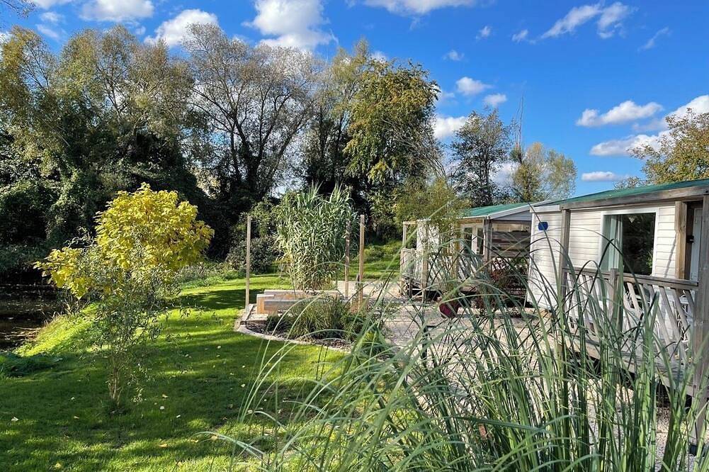 Blue Grass Ranch - Mobil-Home Cactus & Jacuzzi in Bischoffsheim, Bas-Rhin Alsace