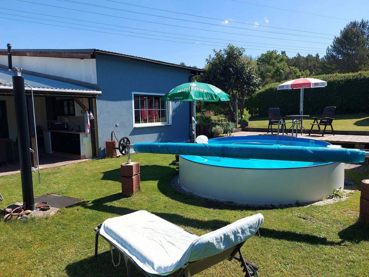 Ganze Wohnung, Ferienwohnung 'In Spreewaldnähe' mit Gemeinschaftspool, gemeinsamer Terrasse und Wi-Fi in Kolkwitz, Lausitz