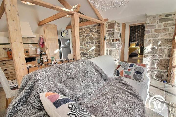 Gîte für 2 Personen, mit Ausblick und Garten, mit Haustier