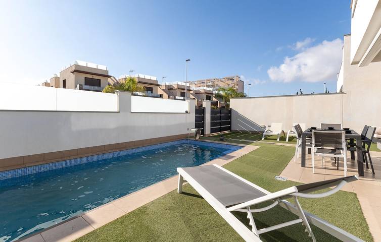 Oasis en bord de mer avec piscine et terrasse - Playa Barnuevo 1km in San Pedro del Pinatar, Costa Cálida