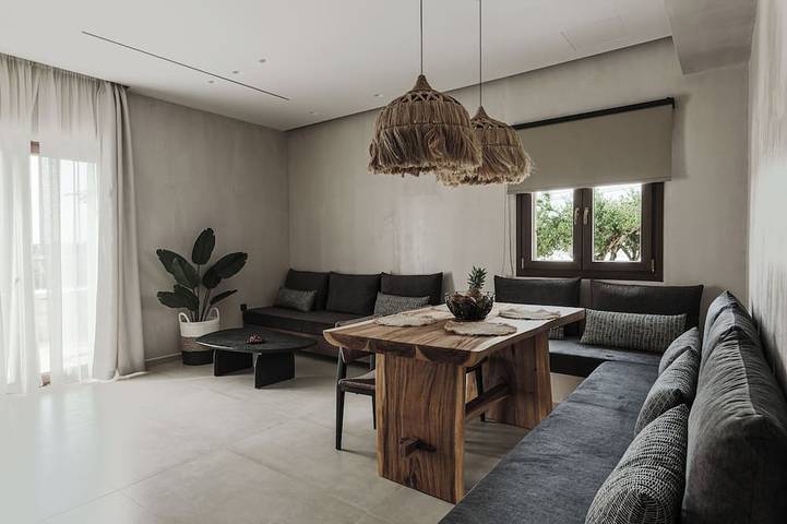 Viràn Villa, Serene Escape with Eco Pool & Spa Whirlpool in Rethymno en omgeving