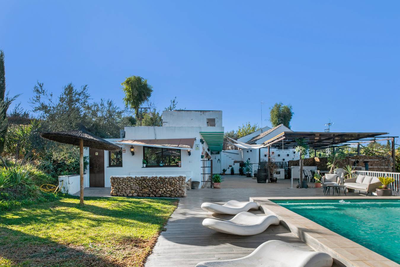 Maison de campagne 'La Zua' avec piscine privée, Wi-Fi et climatisation in Villamartín, Pueblos Blancos