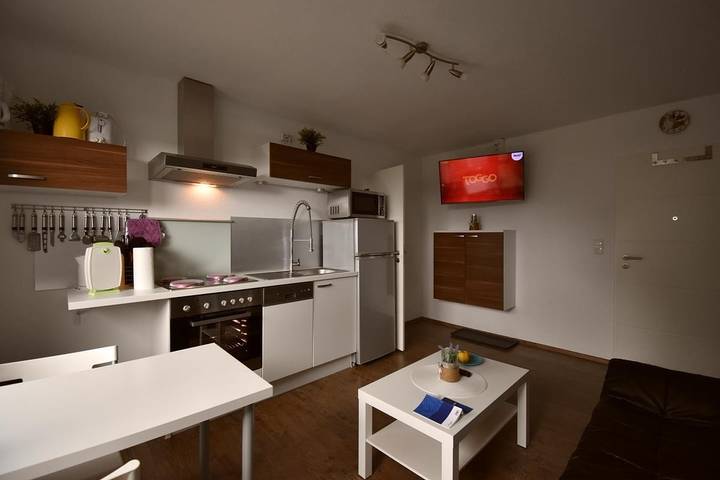 Ferienwohnung für 2 Personen, mit Balkon und Garten, mit Haustier in Dornum