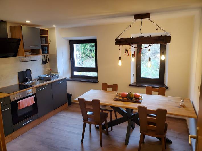 Appartement entier, Appartement « Unité 1 » avec vue sur la montagne, jardin privé et Wi-Fi in Bärenstein, Monts Métallifères