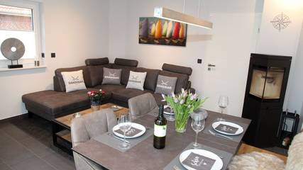 Ferienhaus für 4 Personen, mit Ausblick und Garten in Eilsum