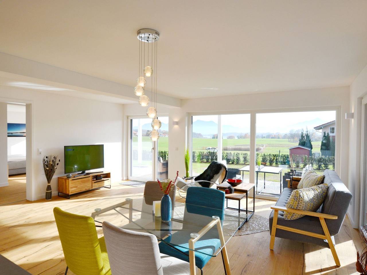 Ganze Ferienwohnung, Berg- und Seeblick in Breitbrunn am Chiemsee, Chiemsee