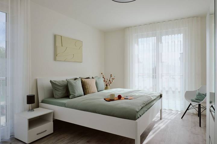 Ferienwohnung für 6 Personen, mit Seeblick und Sauna sowie Ausblick und Garten im Stettiner Haff - 2