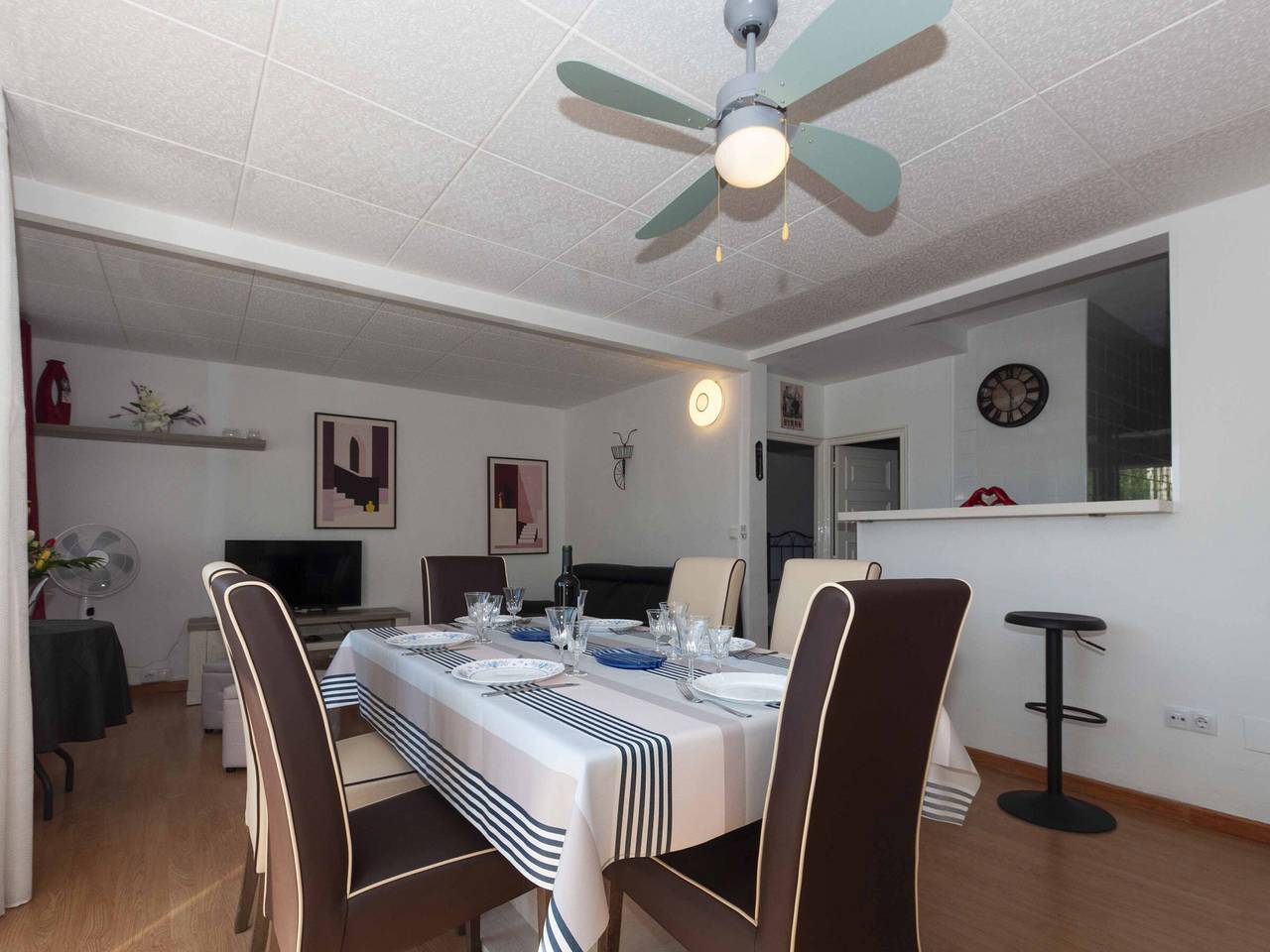 Ganze Wohnung, Appartement lumineux à Rosas pour 6 pers., proche mer, climatisé, lave-linge, Tv/satellite in Roses Centre, Roses