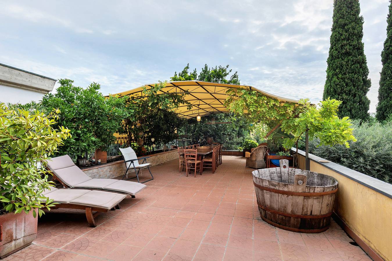 Ferienhaus 'La Terrazza Appartamento Agata' mit privater Terrasse, Wlan und Klimaanlage in Colombare, Sirmione