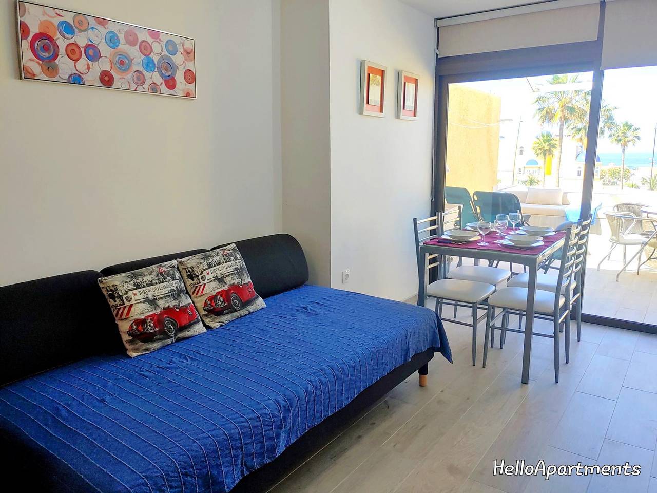 Apartamento entero, Encantador alojamiento moderno con terraza y piscina en Playa de La Arena in Playa Neptuno (Santiago del Teide), Santiago del Teide