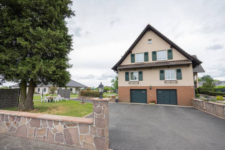 Appartement de vacances pour 5 personnes, avec jardin dans le Haut-Rhin