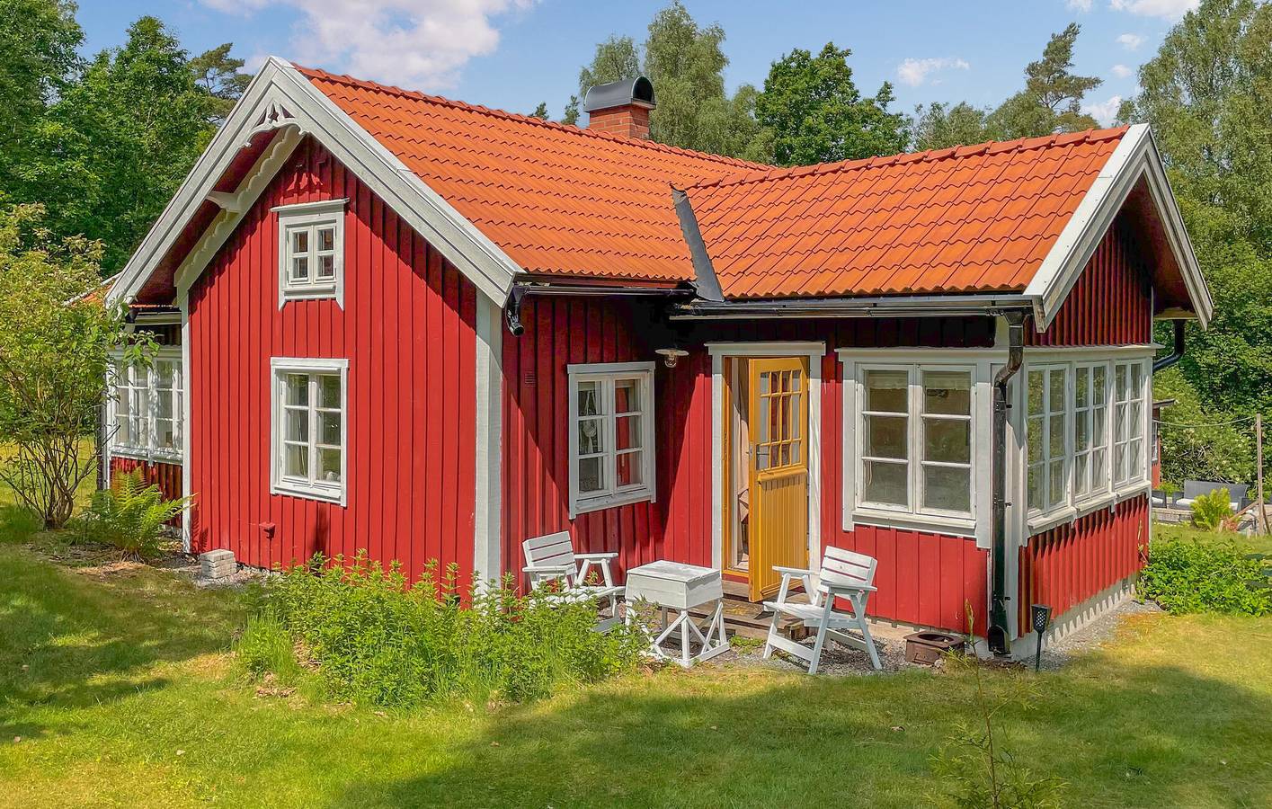 Holiday home for 6 people with garden in Mark, Västergötland