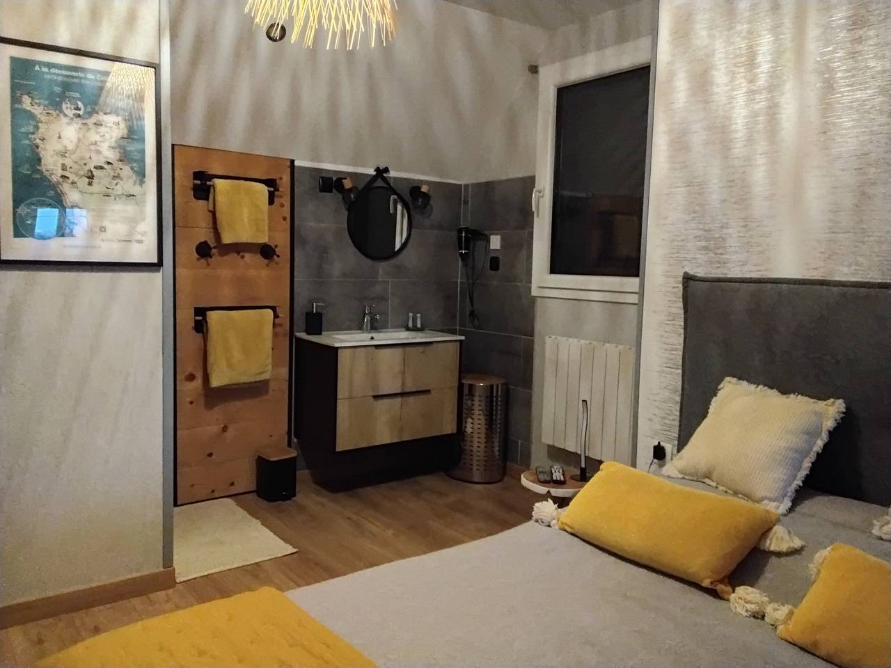 Chambre d'hôtes 'Campagne' avec terrasse partagée, jardin partagé et Wi-Fi in Videcosville, Région de Cherbourg