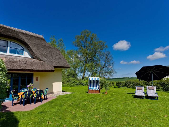 Ferienhaus für 8 Personen, mit Terrasse und Garten sowie Sauna in Poseritz