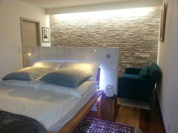 Gîte pour 3 personnes, avec vue et jardin à Bitsch