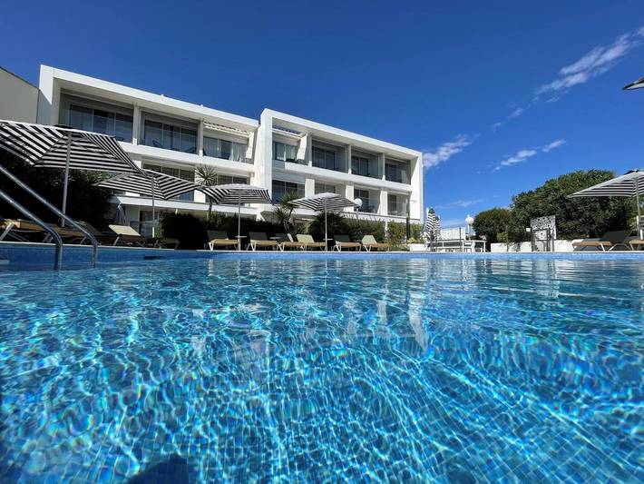 Hôtel pour 2 personnes, avec sauna et vue ainsi que jardin et piscine