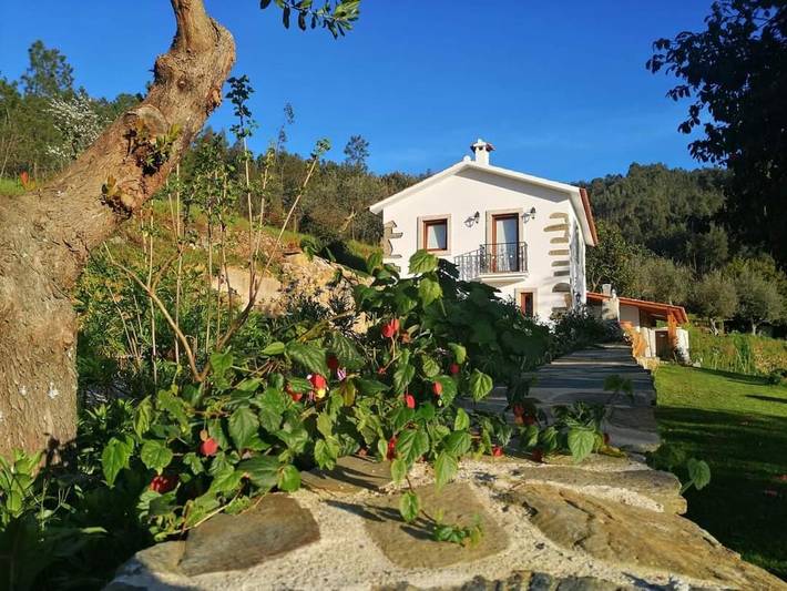 Casa de férias para 4 pessoas, com jardim e vista em Sertã