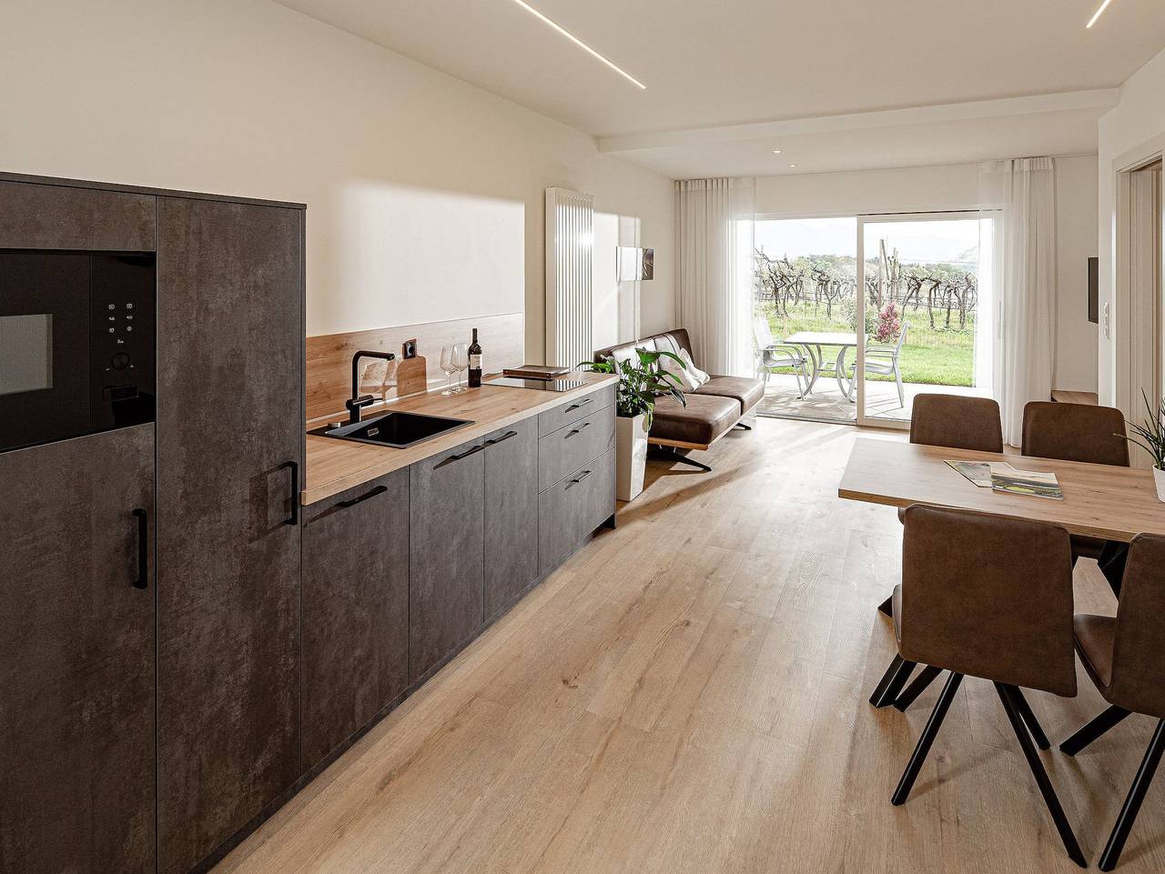 Ganze Ferienwohnung, Prälatenhof Wine & Apartments - Apartment Sauvignon 2-4 Pax in Kaltern an der Weinstraße, Nonsberggruppe